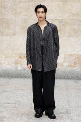 MFW - Menswear Fall Winter 2026-27 ARMANI Photocall MILAN, ITALY - JANUARY 19: Bible Wichapas Sumettikul arrives at the Giorgio Armani fashion show during the Milan Fashion Week - Menswear Fall Winter 2026-2027 on January 19, 2026 in Milan, Italy. Photo by Marco Piovanotto Abacapress.com  Copyright: xPiovanottoxMarco ABACAx