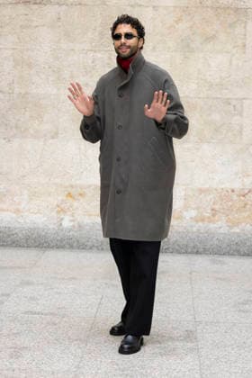 MFW - Menswear Fall Winter 2026-27 ARMANI Photocall MILAN, ITALY - JANUARY 19: Benjamin Patch arrives at the Giorgio Armani fashion show during the Milan Fashion Week - Menswear Fall Winter 2026-2027 on January 19, 2026 in Milan, Italy. Photo by Marco Piovanotto Abacapress.com  Copyright: xPiovanottoxMarco ABACAx