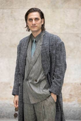 MFW - Menswear Fall Winter 2026-27 ARMANI Photocall MILAN, ITALY - JANUARY 19: Luca Martinelli arrives at the Giorgio Armani fashion show during the Milan Fashion Week - Menswear Fall Winter 2026-2027 on January 19, 2026 in Milan, Italy. Photo by Marco Piovanotto Abacapress.com  Copyright: xPiovanottoxMarco ABACAx