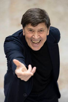 MFW - Menswear Fall Winter 2026-27 ARMANI Photocall MILAN, ITALY - JANUARY 19: Gianni Morandi arrives at the Giorgio Armani fashion show during the Milan Fashion Week - Menswear Fall Winter 2026-2027 on January 19, 2026 in Milan, Italy. Photo by Marco Piovanotto Abacapress.com  Copyright: xPiovanottoxMarco ABACAx