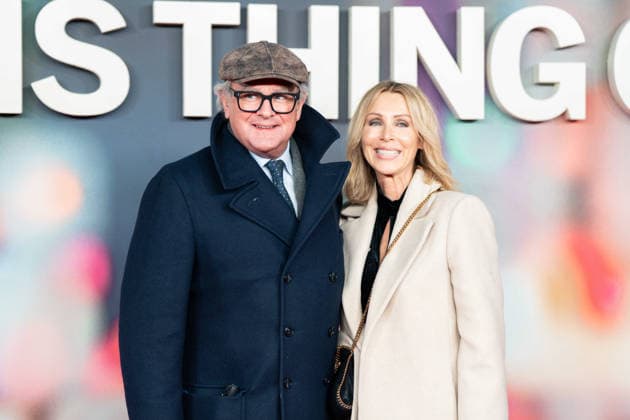 Is This Thing On? UK Premiere - Arrival Hugh Bonneville and Heidi Kadlecova attend the Is This Thing On? UK Gala Screening arrivals at Odeon Luxe West End, Credit:Lounis Tiar Avalon United Kingdom, London, Odeon Leicester Square  Copyright: xLounisxTiarx xAvalonx 1067461928