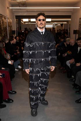 Milan Fashion Week - Men F W 2026-27 David Catalan Fashion Show Milan, Italy Miguel Cristovinho Milan Fashion Week - Men F W 2026-27 David Catalan Fashion Show Milan, Italy 19th January 2026 SGPItalia id 134364_001 Not Exclusive  Copyright: xJohnnyxDallaxLibera SGPx