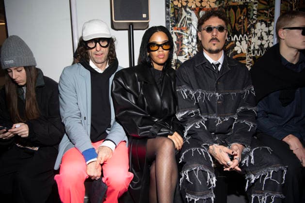 Milan Fashion Week - Men F W 2026-27 David Catalan Fashion Show Milan, Italy Manos;Lafayette;Miguel Cristovinho Milan Fashion Week - Men F W 2026-27 David Catalan Fashion Show Milan, Italy 19th January 2026 SGPItalia id 134364_001 Not Exclusive  Copyright: xJohnnyxDallaxLibera SGPx