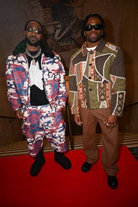 Milan, Milan Men s Fashion Week: Fall Winter 2026 - Men s Fashion, Fall Winter 2026.- PDF - fashion show . arrivals. Pictured: Kenny Morre, Milles Sanders  Copyright: xSimonaxChiocciax xipa-agency.netx xFotosickix IPA_Agency_IPA70306464