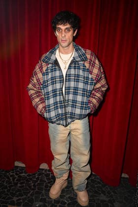 Milan, Milan Men s Fashion Week: Fall Winter 2026 - Men s Fashion, Fall Winter 2026. - PDF - fashion show . arrivals. Pictured: Bresh  Copyright: xSimonaxChiocciax xipa-agency.netx xFotosickix IPA_Agency_IPA70306470