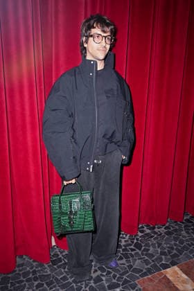 Milan, Milan Men s Fashion Week: Fall Winter 2026 - Men s Fashion, Fall Winter 2026. - PDF - fashion show. Arrivals. Pictured: Giuliano Calza  Copyright: xSimonaxChiocciax xipa-agency.netx xFotosickix IPA_Agency_IPA70306487