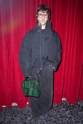 Milan, Milan Men s Fashion Week: Fall Winter 2026 - Men s Fashion, Fall Winter 2026. - PDF - fashion show. Arrivals. Pictured: Giuliano Calza  Copyright: xSimonaxChiocciax xipa-agency.netx xFotosickix IPA_Agency_IPA70306489