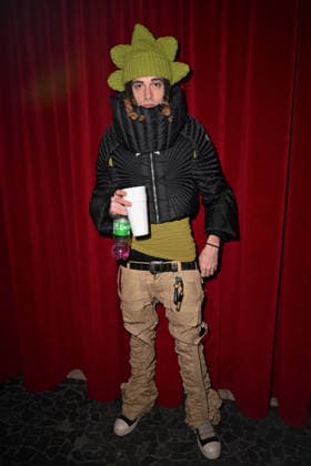 Milan, Milan Men s Fashion Week: Fall Winter 2026 - Men s Fashion, Fall Winter 2026. - PDF - fashion show. Arrivals. Pictured: Dref Gold  Copyright: xSimonaxChiocciax xipa-agency.netx xFotosickix IPA_Agency_IPA70306512