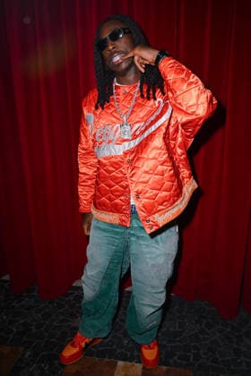 Milan, Milan Men s Fashion Week: Fall Winter 2026 - Men s Fashion, Fall Winter 2026. - PDF - fashion show. Arrivals. Pictured: Moise Kean  Copyright: xSimonaxChiocciax xipa-agency.netx xFotosickix IPA_Agency_IPA70306547