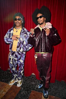 Milan, Milan Men s Fashion Week: Fall Winter 2026 - Men s Fashion, Fall Winter 2026.- PDF - fashion show . arrivals. Pictured: Ian Rich, Trinidad James  Copyright: xSimonaxChiocciax xipa-agency.netx xFotosickix IPA_Agency_IPA70306552