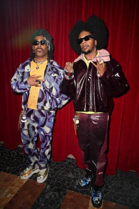 Milan, Milan Men s Fashion Week: Fall Winter 2026 - Men s Fashion, Fall Winter 2026.- PDF - fashion show . arrivals. Pictured: Ian Rich, Trinidad James  Copyright: xSimonaxChiocciax xipa-agency.netx xFotosickix IPA_Agency_IPA70306553