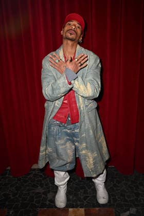 Milan, Milan Men s Fashion Week: Fall Winter 2026 - Men s Fashion, Fall Winter 2026. - PDF - fashion show . arrivals. In the photo: Durand Bernarr  Copyright: xSimonaxChiocciax xipa-agency.netx xFotosickix IPA_Agency_IPA70306557