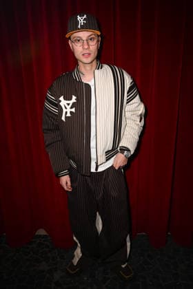 Milan, Milan Men s Fashion Week: Fall Winter 2026 - Men s Fashion, Fall Winter 2026. - PDF - fashion show . arrivals. Pictured: Diss Gacha  Copyright: xSimonaxChiocciax xipa-agency.netx xFotosickix IPA_Agency_IPA70306559