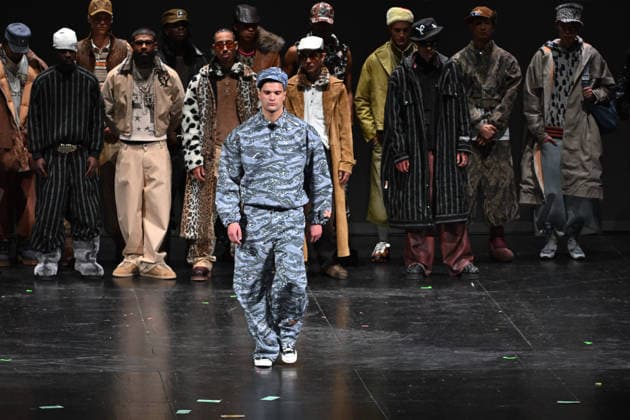 Milan, Milan Men s Fashion Week: Fall Winter 2026 - Men s Fashion, Fall Winter 2026. - PDF - fashion show. catwalk. pictured: model  Copyright: xSimonaxChiocciax xipa-agency.netx xFotosickix IPA_Agency_IPA70306924