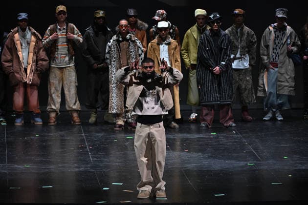 Milan, Milan Men s Fashion Week: Fall Winter 2026 - Men s Fashion, Fall Winter 2026. - PDF - fashion show. catwalk. pictured: model  Copyright: xSimonaxChiocciax xipa-agency.netx xFotosickix IPA_Agency_IPA70306926