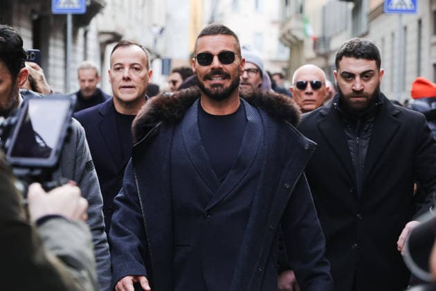 Milan, Milan Fashion Week Menswear Fall Winter 2026 2027 - Men s Fashion, Fall Winter 2026 2027 - Giorgio Armani Fashion Show - Guest Arrivals. Pictured: Ricky Martin  Copyright: xAlessandroxBremecx xipa-agency.netx xx IPA_Agency_IPA70307084