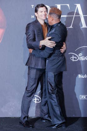 News - Red Carpet - THE BEAUTY Ashton Kutcher and Jeremy Pope attend the red carpet of the movie THE BEAUTY on January 19, 2026 at Terme di Diocleziano, Rome, Italy Rome Terme di Diocleziano Italy Copyright: xEmanuelaxVertollix xLiveMediax LPN_2248958