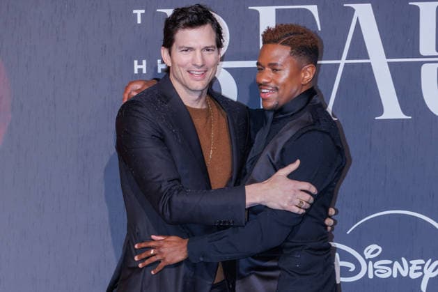 News - Red Carpet - THE BEAUTY Ashton Kutcher and Jeremy Pope attend the red carpet of the movie THE BEAUTY on January 19, 2026 at Terme di Diocleziano, Rome, Italy Rome Terme di Diocleziano Italy Copyright: xEmanuelaxVertollix xLiveMediax LPN_2248959