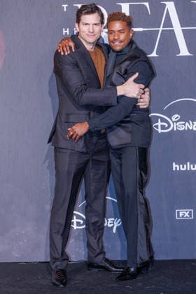 News - Red Carpet - THE BEAUTY Ashton Kutcher and Jeremy Pope attend the red carpet of the movie THE BEAUTY on January 19, 2026 at Terme di Diocleziano, Rome, Italy Rome Terme di Diocleziano Italy Copyright: xEmanuelaxVertollix xLiveMediax LPN_2248960