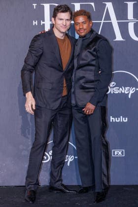 News - Red Carpet - THE BEAUTY Ashton Kutcher and Jeremy Pope attend the red carpet of the movie THE BEAUTY on January 19, 2026 at Terme di Diocleziano, Rome, Italy Rome Terme di Diocleziano Italy Copyright: xEmanuelaxVertollix xLiveMediax LPN_2248961