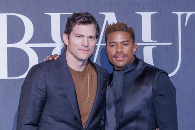 News - Red Carpet - THE BEAUTY Ashton Kutcher and Jeremy Pope attend the red carpet of the movie THE BEAUTY on January 19, 2026 at Terme di Diocleziano, Rome, Italy Rome Terme di Diocleziano Italy Copyright: xEmanuelaxVertollix xLiveMediax LPN_2248964