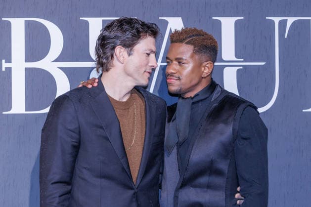 News - Red Carpet - THE BEAUTY Ashton Kutcher and Jeremy Pope attend the red carpet of the movie THE BEAUTY on January 19, 2026 at Terme di Diocleziano, Rome, Italy Rome Terme di Diocleziano Italy Copyright: xEmanuelaxVertollix xLiveMediax LPN_2248965
