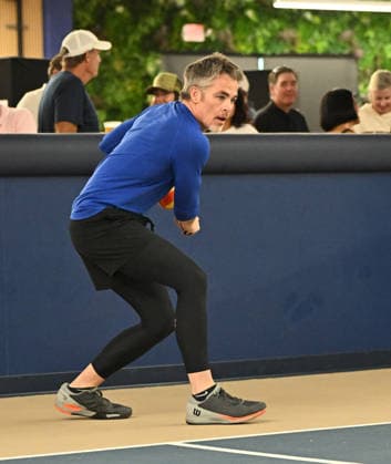 TYPTI Launch Hosted by Steve Bellamy Chris Pine at the launch of TYPTI, a new racquet sport hosted by Steve Bellamy and hollywood celebrities at California Smash on January 19, 2026 in El Segundo, CA. El Segundo California Smash California USA Copyright: xStarbuck xAFF-USA.COMx