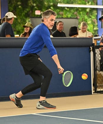 TYPTI Launch Hosted by Steve Bellamy Chris Pine at the launch of TYPTI, a new racquet sport hosted by Steve Bellamy and hollywood celebrities at California Smash on January 19, 2026 in El Segundo, CA. El Segundo California Smash California USA Copyright: xStarbuck xAFF-USA.COMx