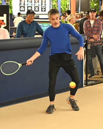 TYPTI Launch Hosted by Steve Bellamy Chris Pine at the launch of TYPTI, a new racquet sport hosted by Steve Bellamy and hollywood celebrities at California Smash on January 19, 2026 in El Segundo, CA. El Segundo California Smash California USA Copyright: xStarbuck xAFF-USA.COMx
