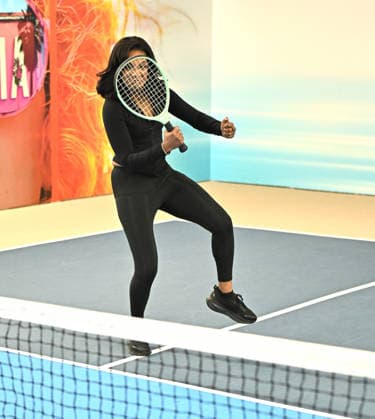 TYPTI Launch Hosted by Steve Bellamy Tiffany Haddish at the launch of TYPTI, a new racquet sport hosted by Steve Bellamy and hollywood celebrities at California Smash on January 19, 2026 in El Segundo, CA. El Segundo California Smash California USA Copyright: xStarbuck xAFF-USA.COMx