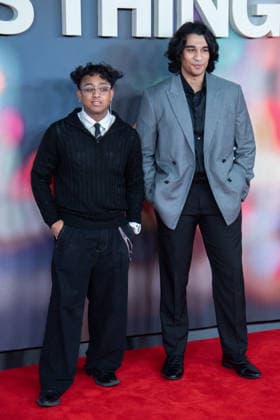 January 19, 2026, London, United Kingdom: Shamoon Saeed (R) attends the Is This Thing On? UK Gala Screening at Odeon Luxe West End. Is This Thing On? UK Gala Screening at Odeon Luxe West End London United Kingdom - ZUMAs197 20260119_aaa_s197_335 Copyright: xLoredanaxSangiulianox