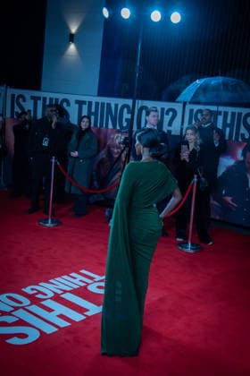 January 19, 2026, London, United Kingdom: Sarah Mulindwa attends the Is This Thing On? UK Gala Screening at Odeon Luxe West End. Is This Thing On? UK Gala Screening at Odeon Luxe West End London United Kingdom - ZUMAs197 20260119_aaa_s197_348 Copyright: xLoredanaxSangiulianox
