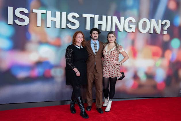January 19, 2026, London, United Kingdom: Amy Gledhill, Paddy Young and Harriet Kemsley attend the Is This Thing On? UK Gala Screening at Odeon Luxe West End. Is This Thing On? UK Gala Screening at Odeon Luxe West End London United Kingdom - ZUMAs197 20260119_aaa_s197_351 Copyright: xLoredanaxSangiulianox