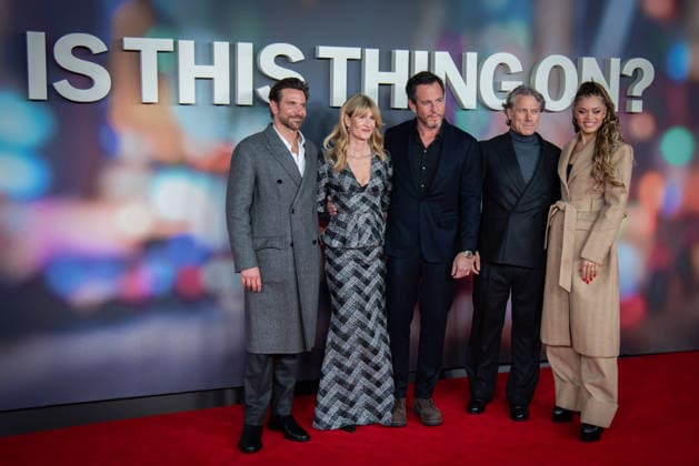 January 19, 2026, London, United Kingdom: Bradley Cooper, Laura Dern, Will Arnett, and John Bishop attend the Is This Thing On? UK Gala Screening at Odeon Luxe West End. Is This Thing On? UK Gala Screening at Odeon Luxe West End London United Kingdom - ZUMAs197 20260119_aaa_s197_394 Copyright: xLoredanaxSangiulianox