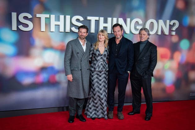 January 19, 2026, London, United Kingdom: Bradley Cooper, Laura Dern, Will Arnett, and John Bishop attend the Is This Thing On? UK Gala Screening at Odeon Luxe West End. Is This Thing On? UK Gala Screening at Odeon Luxe West End London United Kingdom - ZUMAs197 20260119_aaa_s197_398 Copyright: xLoredanaxSangiulianox
