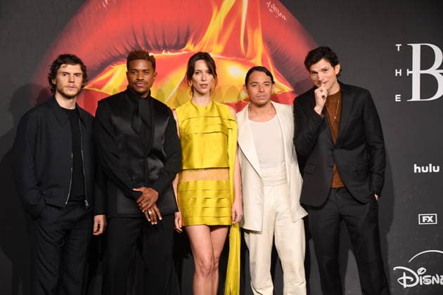 Rome, Baths of Diocletian Series Premiere The Beauty , Pictured: Evan Peters, Jeremy Pope, Rebecca Hall, Anthony Ramos, Ashton Kutcher  Copyright: xVincenzoxLandix xipa-agency.netx xVincenzoxLandix IPA_Agency_IPA70310102