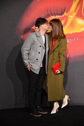 Rome, Baths of Diocletian Premiere of the series The Beauty , In the photo: Diana Del Bufalo with her boyfriend Patrizio  Copyright: xVincenzoxLandix xipa-agency.netx xVincenzoxLandix IPA_Agency_IPA70310511