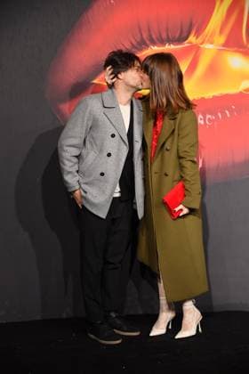 Rome, Baths of Diocletian Premiere of the series The Beauty , In the photo: Diana Del Bufalo with her boyfriend Patrizio  Copyright: xVincenzoxLandix xipa-agency.netx xVincenzoxLandix IPA_Agency_IPA70310527