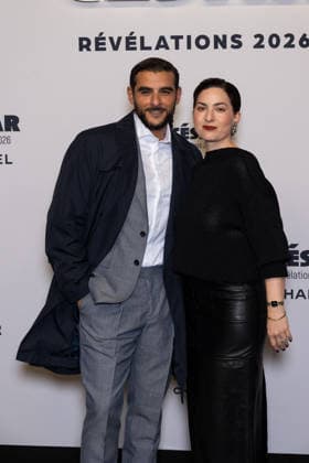 Cesar - Revelations 2026 NB Sofiane Zermani, Rebecca Zlotowski attends the Cesar - Revelations 2026 Photocall at Elysee Montmartre on January 19, 2026 in Paris, France. Photo by Nasser Berzane ABACAPRESS.COM Paris France  Copyright: xBerzanexNasser ABACAx