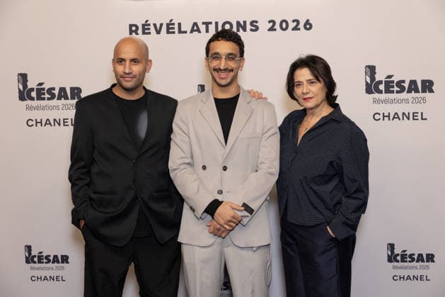 Cesar - Revelations 2026 NB Amine Adjina, Younès Boucif, Hiam Abbass attends the Cesar - Revelations 2026 Photocall at Elysee Montmartre on January 19, 2026 in Paris, France. Photo by Nasser Berzane ABACAPRESS.COM Paris France  Copyright: xBerzanexNasser ABACAx
