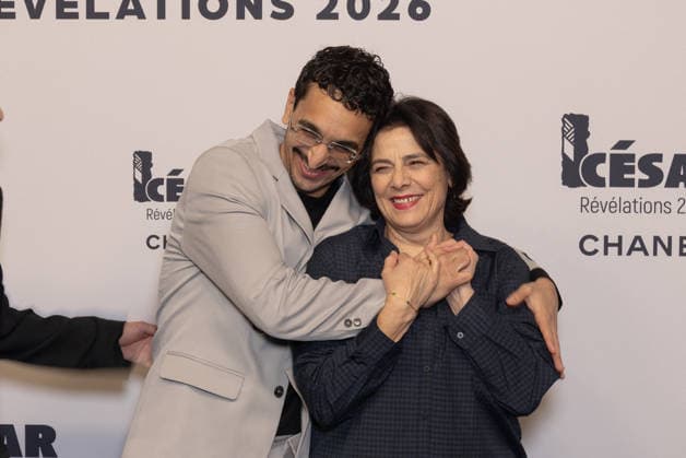 Cesar - Revelations 2026 NB Younès Boucif, Hiam Abbass attends the Cesar - Revelations 2026 Photocall at Elysee Montmartre on January 19, 2026 in Paris, France. Photo by Nasser Berzane ABACAPRESS.COM Paris France  Copyright: xBerzanexNasser ABACAx