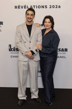 Cesar - Revelations 2026 NB Younès Boucif, Hiam Abbass attends the Cesar - Revelations 2026 Photocall at Elysee Montmartre on January 19, 2026 in Paris, France. Photo by Nasser Berzane ABACAPRESS.COM Paris France  Copyright: xBerzanexNasser ABACAx