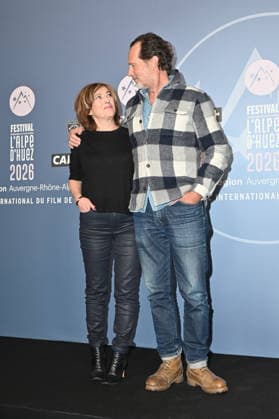 29th L Alpe d Huez Comedy Film Festival Opening Ceremony Armelle Patron and Emmanuel Patron arriving to the Opening ceremony of the 29th Comedy Film Festival in L Alpe d’Huez, France, on January 19, 2026. Photo by Mireille Ampilhac ABACAPRESS.COM L Alpe d Huez France  Copyright: xAmpilhacxMireille ABACAx