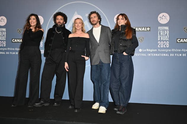 29th L Alpe d Huez Comedy Film Festival Opening Ceremony Members of the jury Melanie Doutey, William Lebghil, Audrey Lamy, Baptiste Lecaplain and Alison Wheeler arriving to the Opening ceremony of the 29th Comedy Film Festival in L Alpe d’Huez, France, on January 19, 2026. Photo by Mireille Ampilhac ABACAPRESS.COM L Alpe d Huez France  Copyright: xAmpilhacxMireille ABACAx