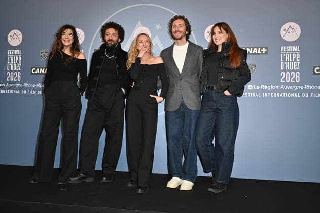 29th L Alpe d Huez Comedy Film Festival Opening Ceremony Members of the jury Melanie Doutey, William Lebghil, Audrey Lamy, Baptiste Lecaplain and Alison Wheeler arriving to the Opening ceremony of the 29th Comedy Film Festival in L Alpe d’Huez, France, on January 19, 2026. Photo by Mireille Ampilhac ABACAPRESS.COM L Alpe d Huez France  Copyright: xAmpilhacxMireille ABACAx
