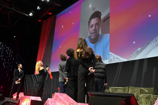 29th L Alpe d Huez Comedy Film Festival Opening Ceremony Audrey Lamy and members of the jury and David Charvet attending the Opening ceremony of the 29th Comedy Film Festival in L Alpe d’Huez, France, on January 19, 2026. Photo by Mireille Ampilhac ABACAPRESS.COM L Alpe d Huez France  Copyright: xAmpilhacxMireille ABACAx