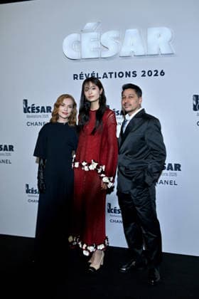 Cesar Revelations 2026 Photocall In Paris. FC PARIS, FRANCE - JANUARY 19 Isabelle Huppert and Bella Kim attend the Cesar - Revelations 2026 Photocall at Elysee Montmartre on January 19, 2026 in Paris, France. Photo by Franck Castel ABACAPRESS.COM Paris France  Copyright: xCastelxFranck ABACAx