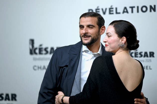 Cesar Revelations 2026 Photocall In Paris. FC PARIS, FRANCE - JANUARY 19 Sofiane Zermani and Rebecca Zlotowski attend the Cesar - Revelations 2026 Photocall at Elysee Montmartre on January 19, 2026 in Paris, France. Photo by Franck Castel ABACAPRESS.COM Paris France  Copyright: xCastelxFranck ABACAx
