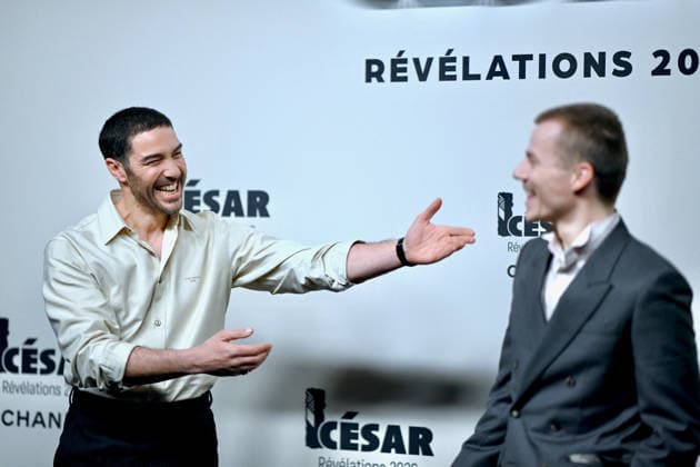 Cesar Revelations 2026 Photocall In Paris. FC PARIS, FRANCE - JANUARY 19 Tahar Rahim and Félix Lefebvre attend the Cesar - Revelations 2026 Photocall at Elysee Montmartre on January 19, 2026 in Paris, France. Photo by Franck Castel ABACAPRESS.COM Paris France  Copyright: xCastelxFranck ABACAx