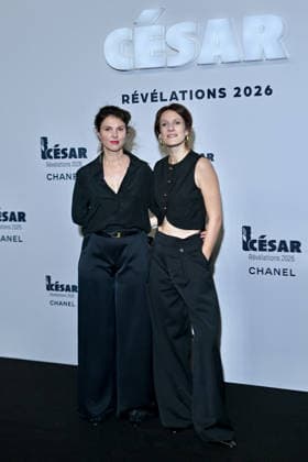 Cesar Revelations 2026 Photocall In Paris. FC PARIS, FRANCE - JANUARY 19 Alexe Poukine and Pauline Loquès attend the Cesar - Revelations 2026 Photocall at Elysee Montmartre on January 19, 2026 in Paris, France. Paris France  Copyright: xCastelxFranck ABACAx